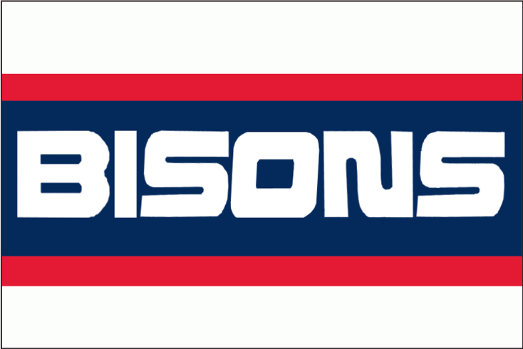 Buffalo Bisons 1985-1986 Jersey Logo vinyl decal